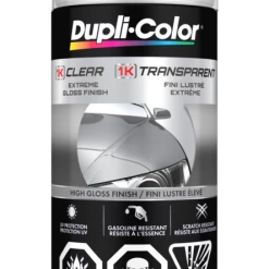 Dupli-Color 1K Clear High Gloss Top Coat, 340-g