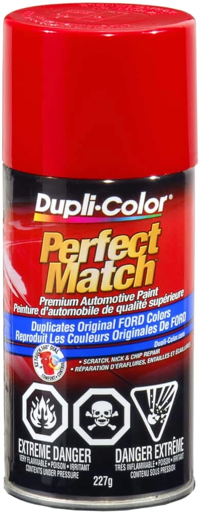 Dupli-Color Perfect Match Premium Acrylic Lacquer Automotive Aerosol Spray Paint, Cardinal Red (21, EP, SQ, E4, EA), 227-g 4 Dupli-Color Perfect Match Premium Acrylic Lacquer Automotive Aerosol Spray Paint, Cardinal Red (21, EP, SQ, E4, EA), 227-g - Image 2
