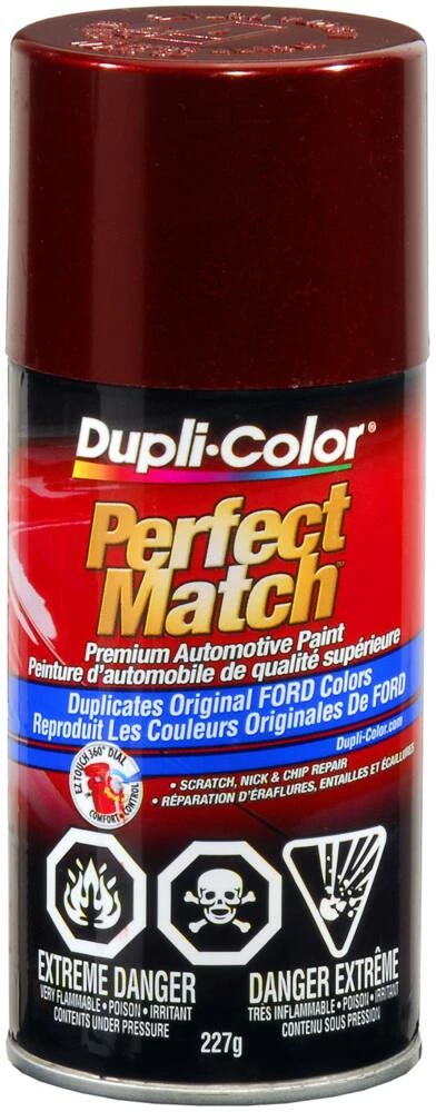 Dupli-Color Perfect Match Premium Acrylic Lacquer Automotive Aerosol Spray Paint, Dark Toreador Red (JL, JM), 227-g 4 Dupli-Color Perfect Match Premium Acrylic Lacquer Automotive Aerosol Spray Paint, Dark Toreador Red (JL, JM), 227-g - Image 2