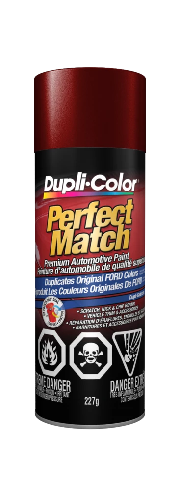 Dupli-Color Perfect Match Premium Acrylic Lacquer Automotive Aerosol Spray Paint, Dark Toreador Red (JL, JM), 227-g 3 Dupli-Color Perfect Match Premium Acrylic Lacquer Automotive Aerosol Spray Paint, Dark Toreador Red (JL, JM), 227-g