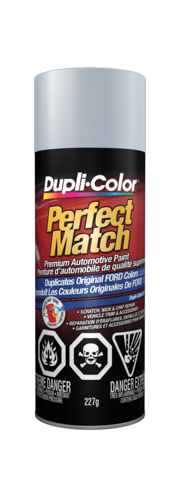 Dupli-Color Perfect Match Premium Acrylic Lacquer Automotive Aerosol Spray Paint, Ford Silver Metallic (J, 1G), 227-g 3 Dupli-Color Perfect Match Premium Acrylic Lacquer Automotive Aerosol Spray Paint, Ford Silver Metallic (J, 1G), 227-g