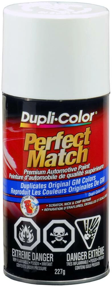 Dupli-Color Perfect Match Premium Acrylic Lacquer Automotive Aerosol Spray Paint, Pure White (12, WA 5111, 521), 227-g 4 Dupli-Color Perfect Match Premium Acrylic Lacquer Automotive Aerosol Spray Paint, Pure White (12, WA 5111, 521), 227-g - Image 2