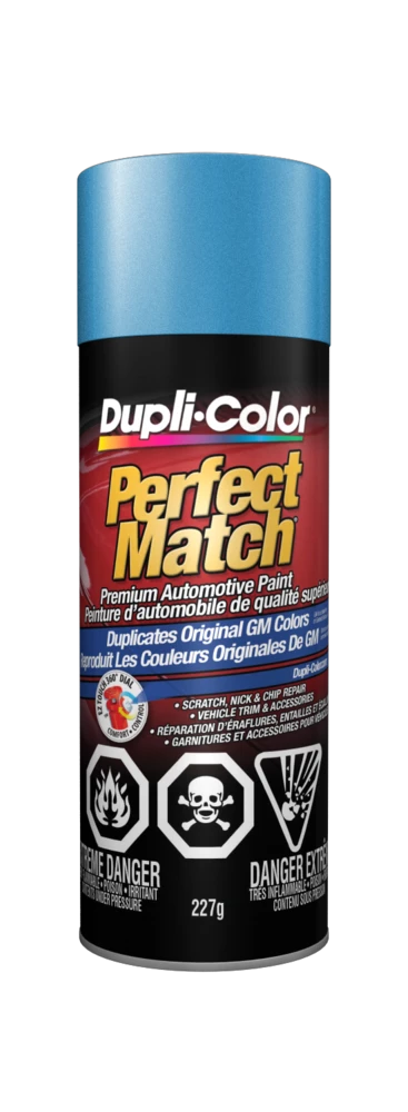 Dupli-Color Perfect Match Premium Acrylic Lacquer Automotive Aerosol Spray Paint, Light Blue Metallic (21, WA 7470), 227-g 3 Dupli-Color Perfect Match Premium Acrylic Lacquer Automotive Aerosol Spray Paint, Light Blue Metallic (21, WA 7470), 227-g