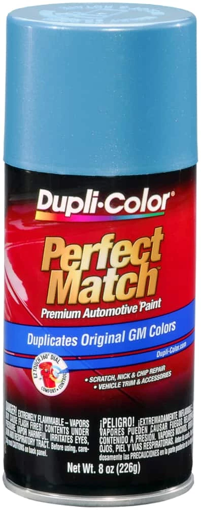 Dupli-Color Perfect Match Premium Acrylic Lacquer Automotive Aerosol Spray Paint, Light Blue Metallic (21, WA 7470), 227-g 4 Dupli-Color Perfect Match Premium Acrylic Lacquer Automotive Aerosol Spray Paint, Light Blue Metallic (21, WA 7470), 227-g - Image 2
