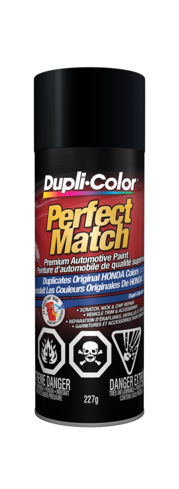 Dupli-Color Perfect Match Premium Acrylic Lacquer Automotive Aerosol Spray Paint, Blackburn Black (NH80M), 227-g 3 Dupli-Color Perfect Match Premium Acrylic Lacquer Automotive Aerosol Spray Paint, Blackburn Black (NH80M), 227-g