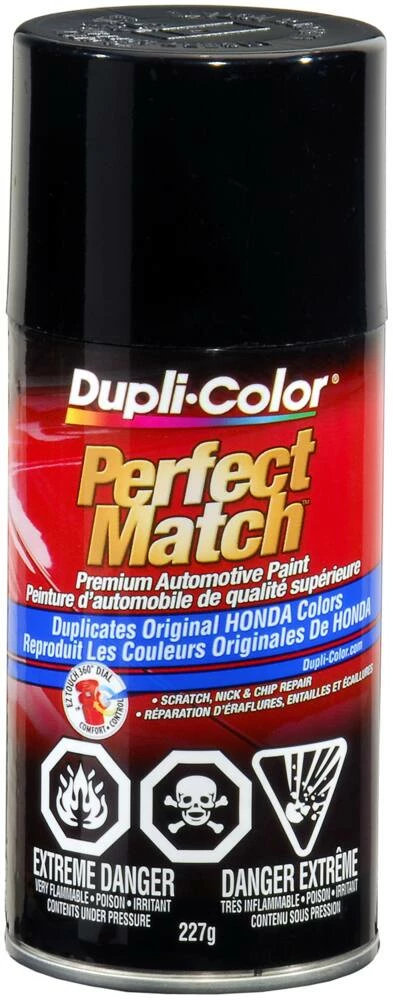 Dupli-Color Perfect Match Premium Acrylic Lacquer Automotive Aerosol Spray Paint, Blackburn Black (NH80M), 227-g 4 Dupli-Color Perfect Match Premium Acrylic Lacquer Automotive Aerosol Spray Paint, Blackburn Black (NH80M), 227-g - Image 2