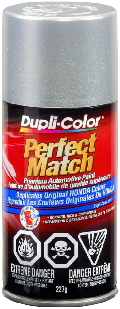 Dupli-Color Perfect Match Premium Acrylic Lacquer Automotive Aerosol Spray Paint, Silver Pearl Metallic (NH678M), 227-g 4 Dupli-Color Perfect Match Premium Acrylic Lacquer Automotive Aerosol Spray Paint, Silver Pearl Metallic (NH678M), 227-g - Image 2