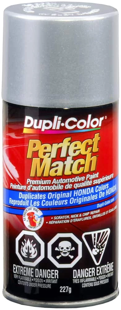Dupli-Color Perfect Match Premium Acrylic Lacquer Automotive Aerosol Spray Paint, StarLight Silver Metallic (NH638M), 227-g 4 Dupli-Color Perfect Match Premium Acrylic Lacquer Automotive Aerosol Spray Paint, StarLight Silver Metallic (NH638M), 227-g - Image 2