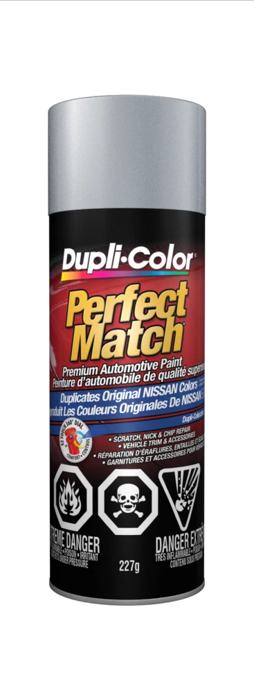 Dupli-Color Perfect Match Premium Acrylic Lacquer Automotive Aerosol Spray Paint, Platinum (KN0), 227-g