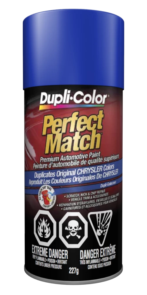 Dupli-Color Perfect Match Premium Acrylic Lacquer Automotive Aerosol Spray Paint, Water Blue, 227-g 3 Dupli-Color Perfect Match Premium Acrylic Lacquer Automotive Aerosol Spray Paint, Water Blue, 227-g