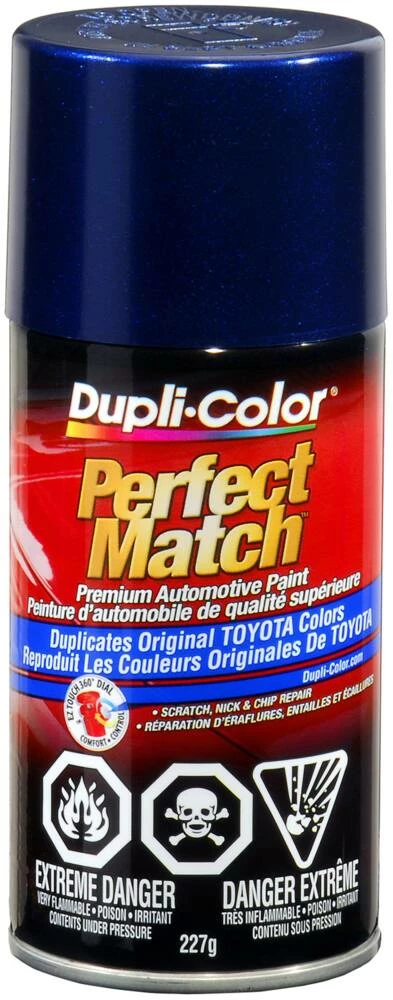 Dupli-Color Perfect Match Premium Acrylic Lacquer Automotive Aerosol Spray Paint, Stellar Blue (8L7), 227-g 4 Dupli-Color Perfect Match Premium Acrylic Lacquer Automotive Aerosol Spray Paint, Stellar Blue (8L7), 227-g - Image 2