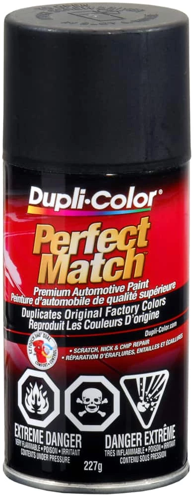 Dupli-Color Perfect Match Premium Acrylic Lacquer Automotive Aerosol Spray Paint, Flat Black, 227-g 4 Dupli-Color Perfect Match Premium Acrylic Lacquer Automotive Aerosol Spray Paint, Flat Black, 227-g - Image 2
