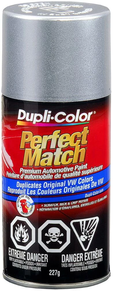 Dupli-Color Perfect Match Premium Acrylic Lacquer Automotive Aerosol Spray Paint, Diamond Silver (L97A), 227-g 4 Dupli-Color Perfect Match Premium Acrylic Lacquer Automotive Aerosol Spray Paint, Diamond Silver (L97A), 227-g - Image 2
